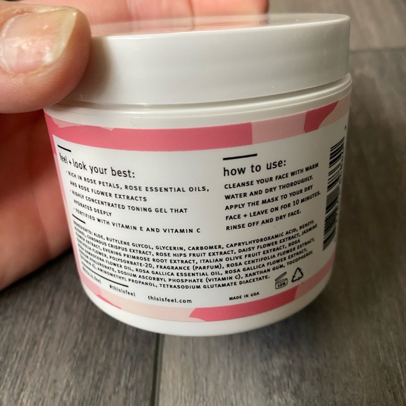 Feel rose face mask - Picture 2 of 2